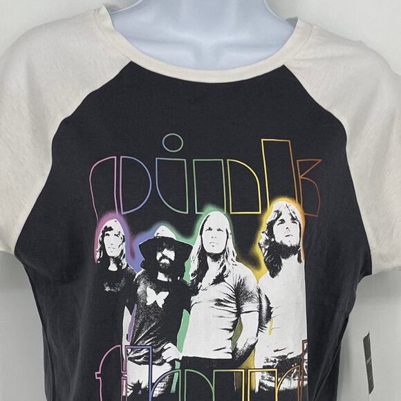 Grayson Threads Pink Floyd Crop Tee Shirt in Large - Picture 3 of 8